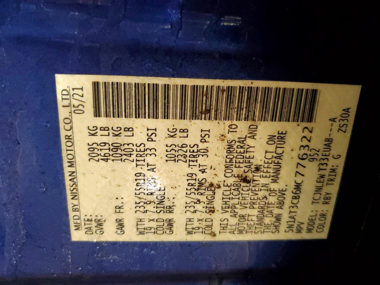 2021 Nissan Rogue Sl - zdjęcie 12