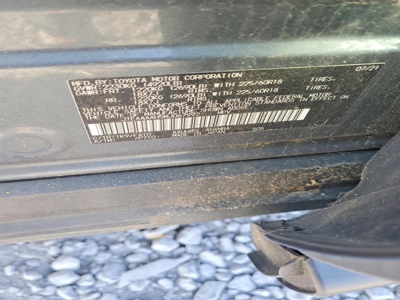 2021 Toyota Venza Le - zdjęcie 13