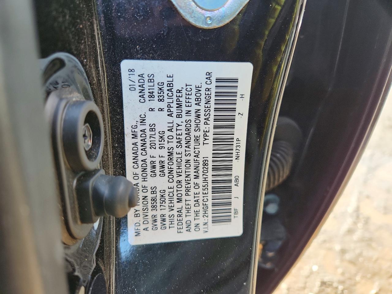 2018 Honda Civic Si - zdjęcie 12