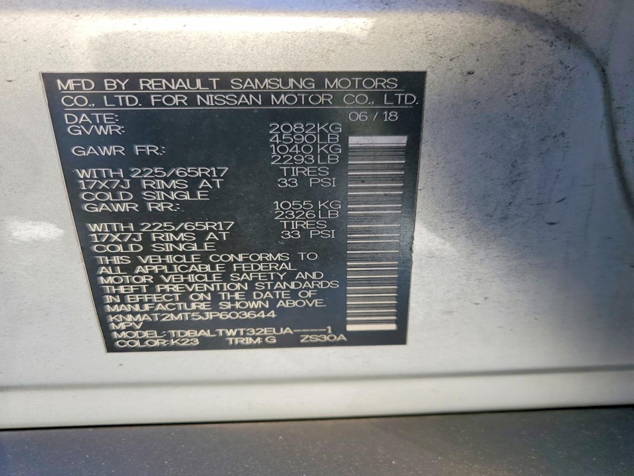 2018 Nissan Rogue S - zdjęcie 13