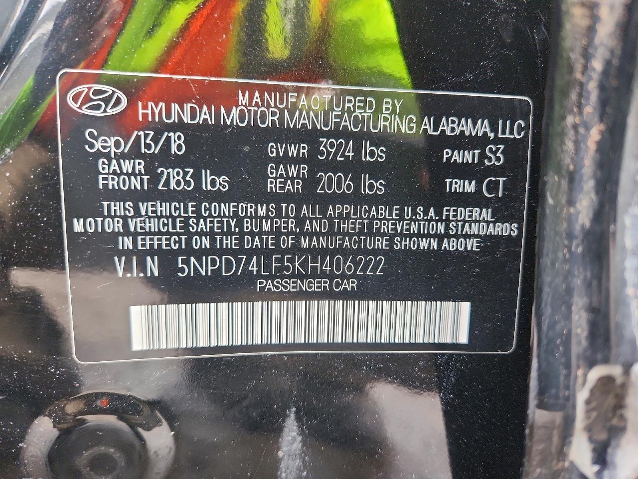 2019 Hyundai Elantra Se - zdjęcie 12