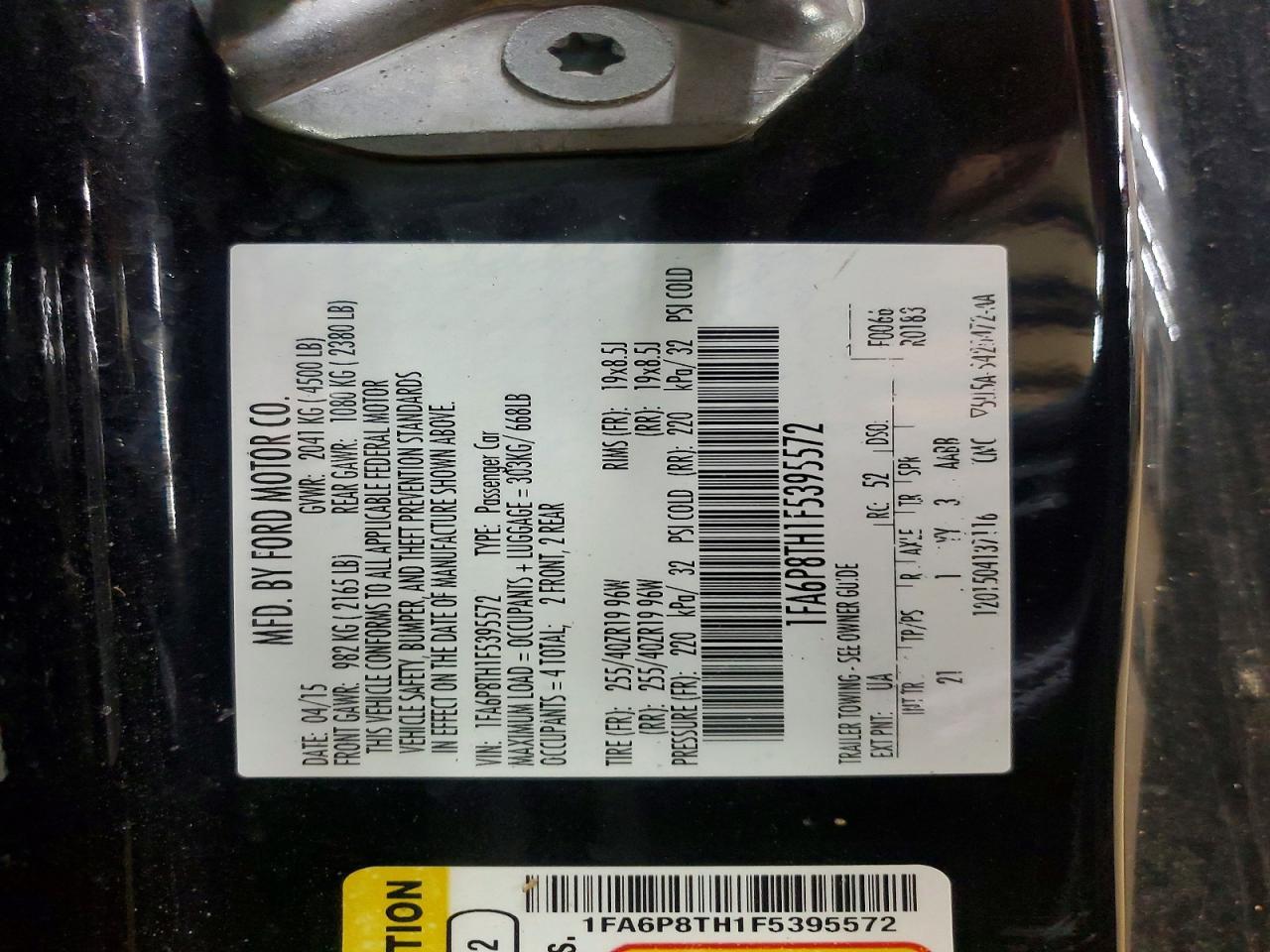 2015 Ford Mustang - zdjęcie 12