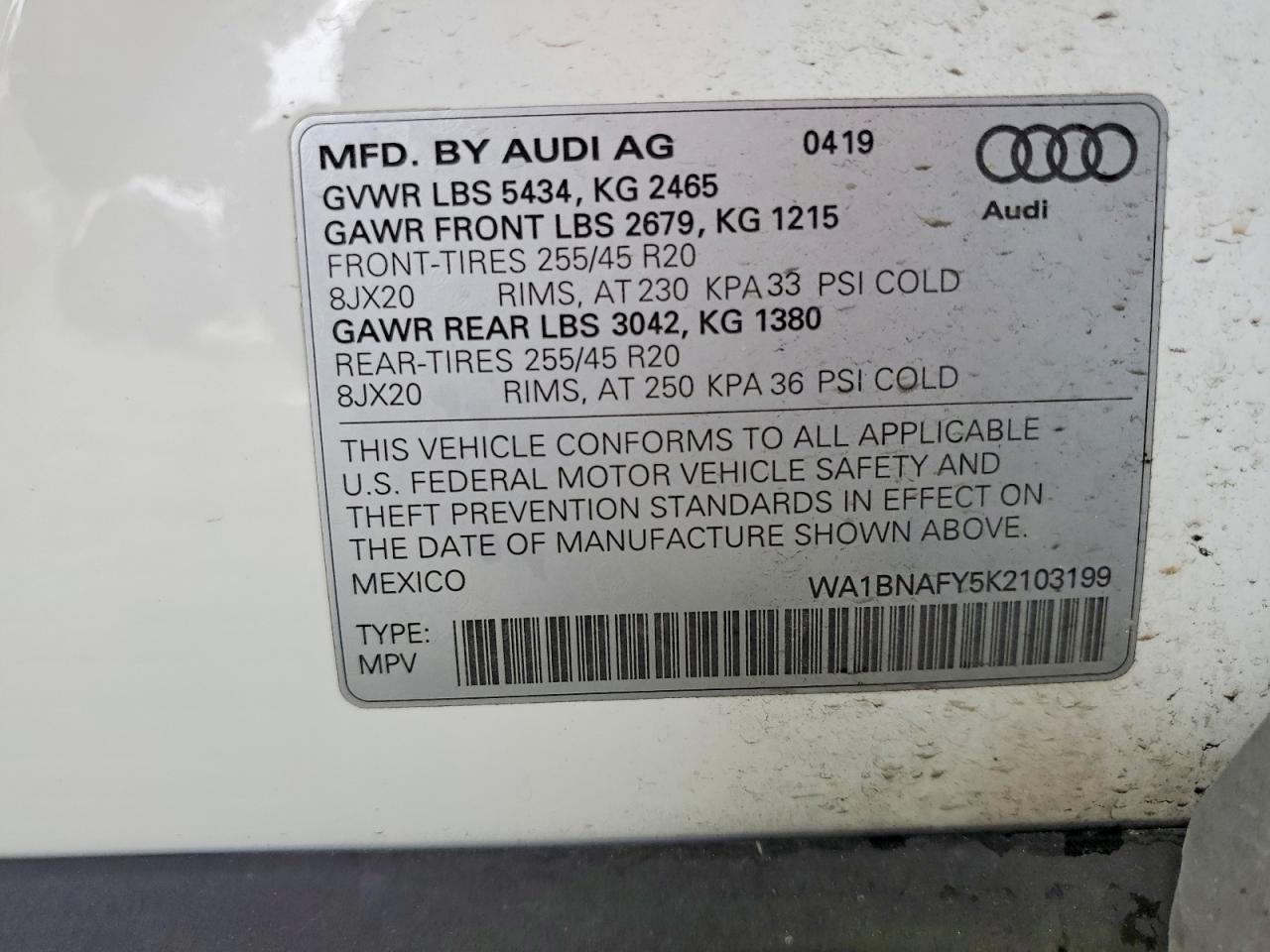 2019 Audi Q5 Premium Plus - zdjęcie 13