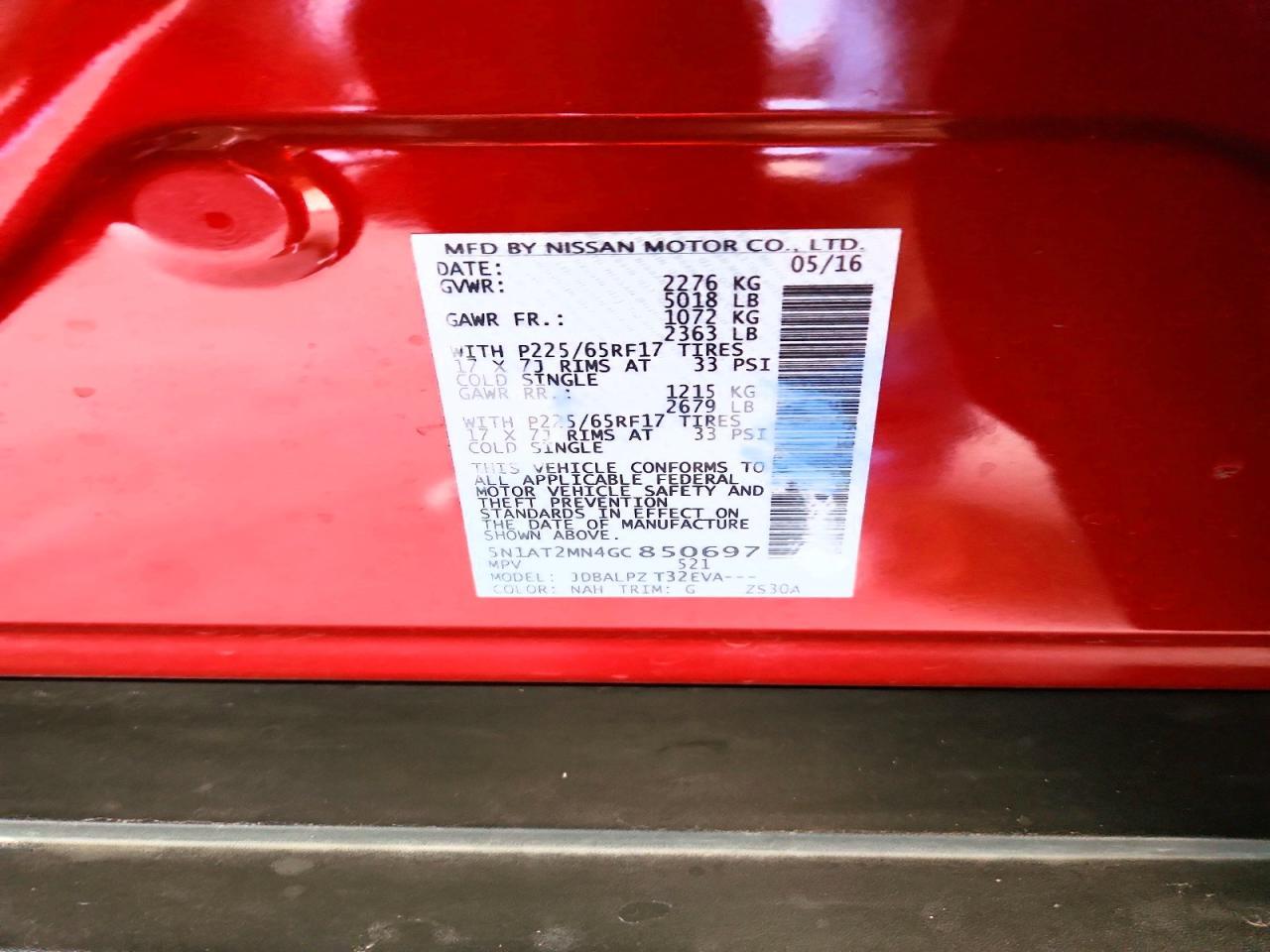 2016 Nissan Rogue S - zdjęcie 13