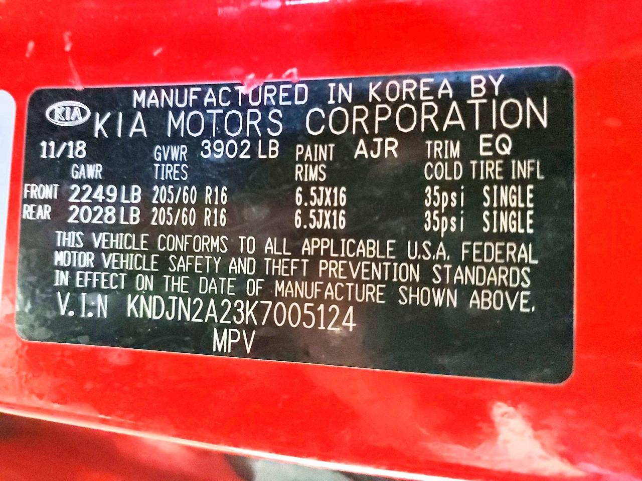 2019 Kia Soul Base - zdjęcie 13