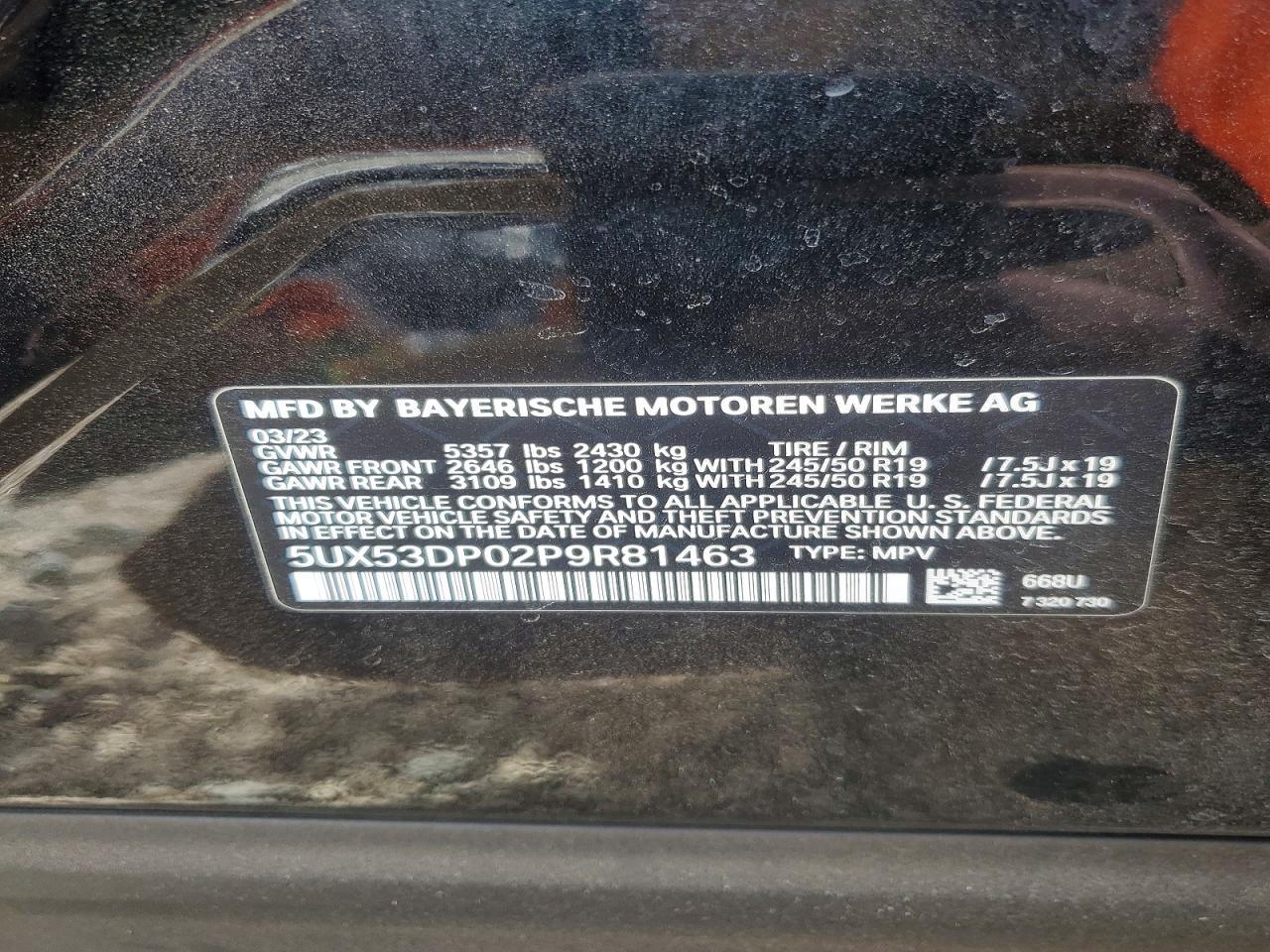 2023 BMW X3 xDrive30I - zdjęcie 14