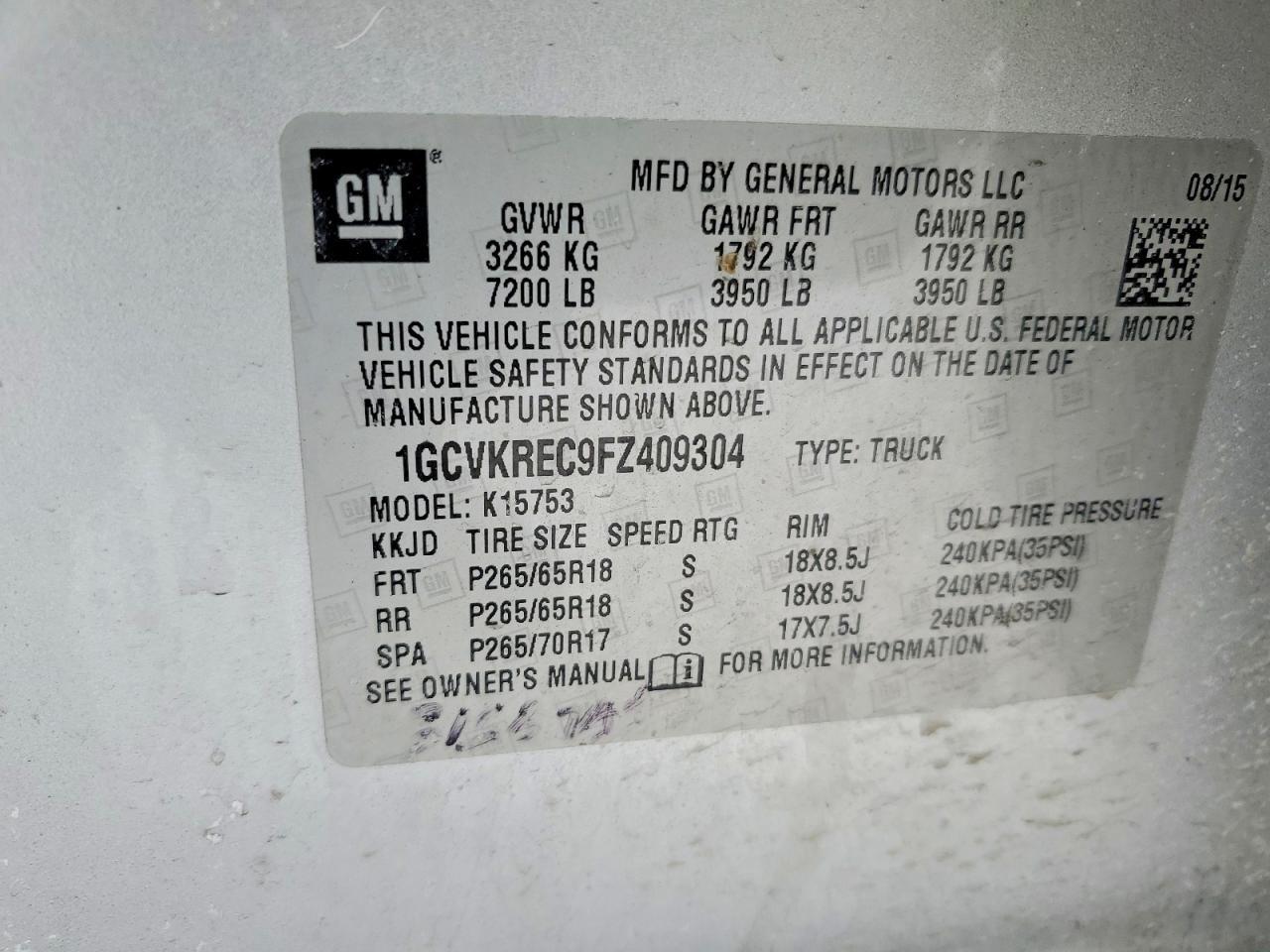 2015 Chevrolet Silverado K1500 Lt - zdjęcie 12