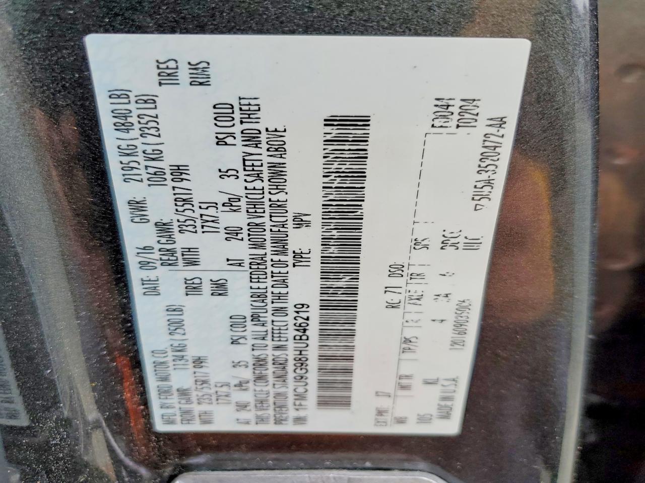 2017 Ford Escape Se - zdjęcie 13