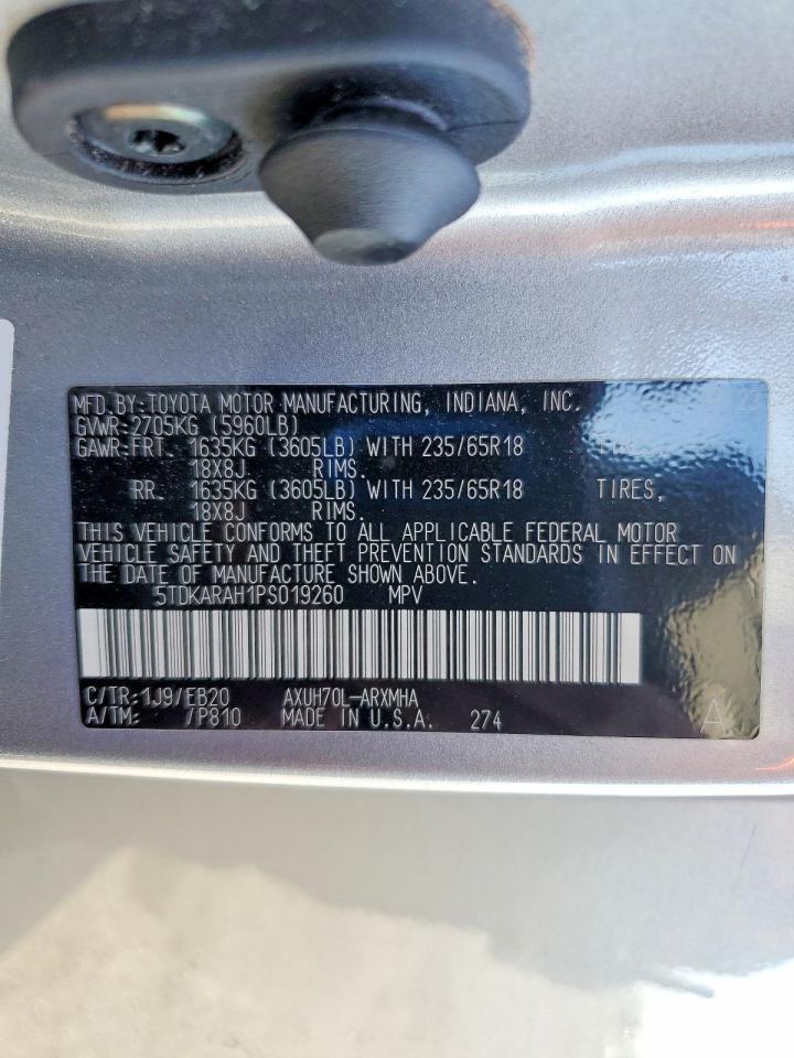 2023 Toyota Highlander Hybrid - zdjęcie 14