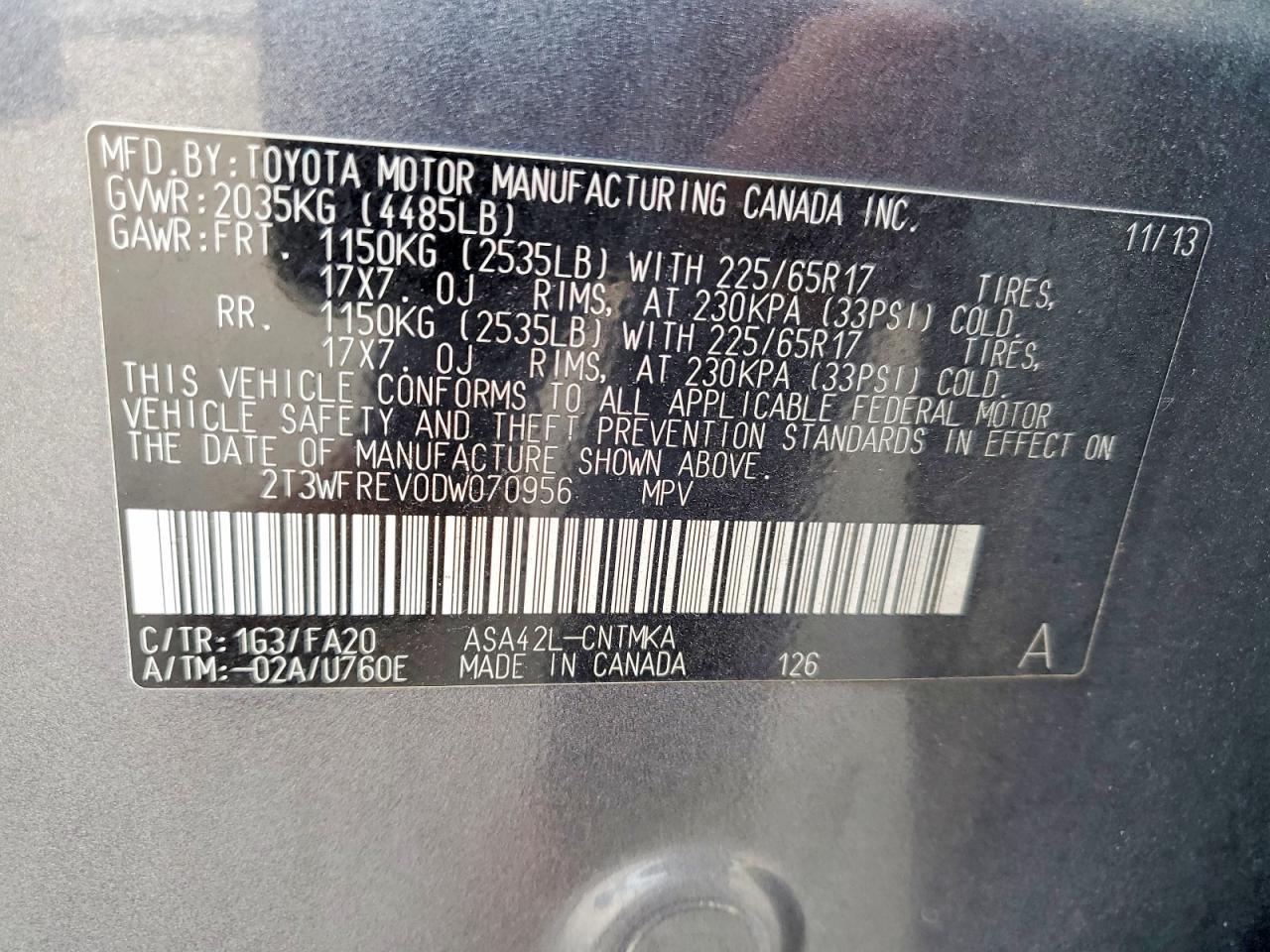 2013 Toyota Rav4 Xle - zdjęcie 14