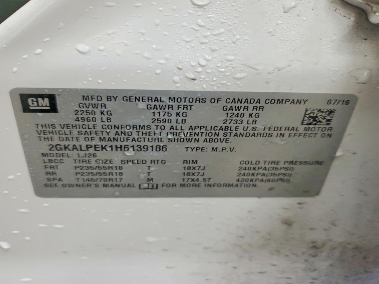 2017 GMC Terrain Slt - zdjęcie 13