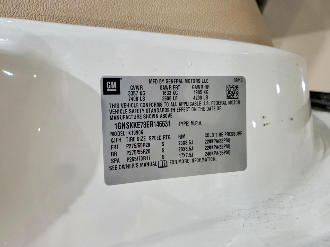 2014 Chevrolet Suburban K1500 Ltz - zdjęcie 13