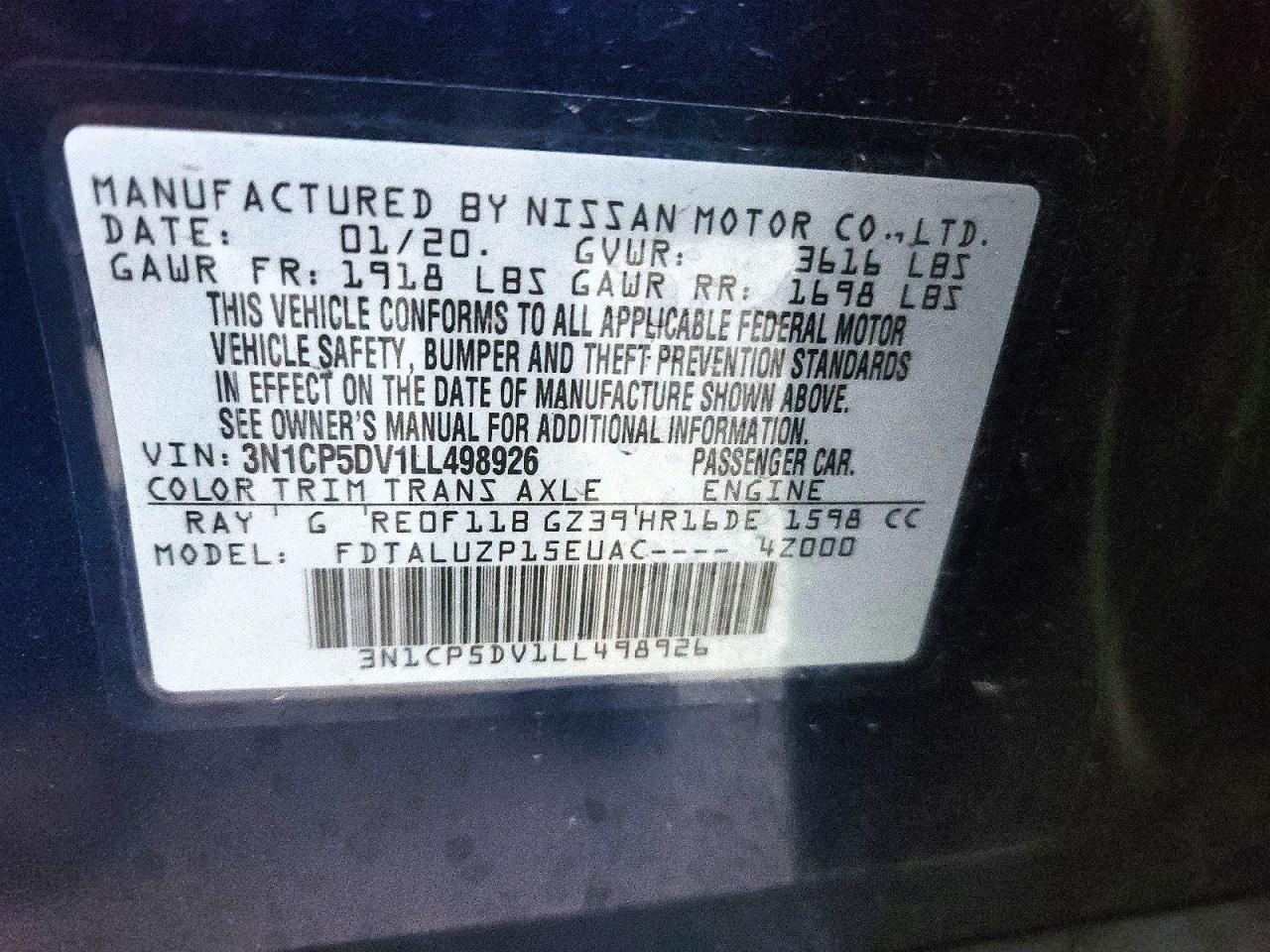 2020 Nissan Kicks Sr - zdjęcie 12