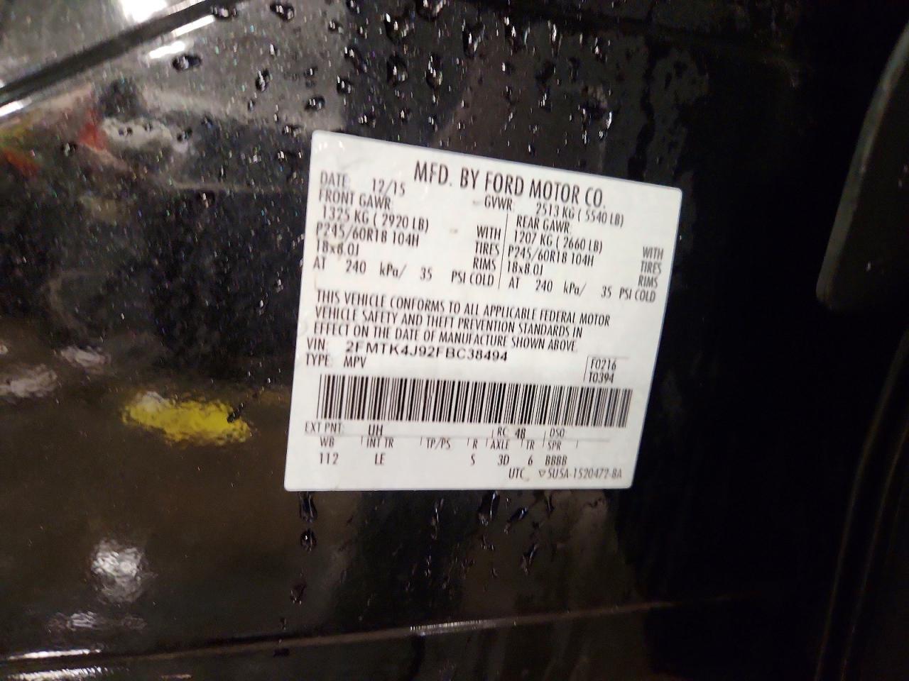 2015 Ford Edge Sel - zdjęcie 12