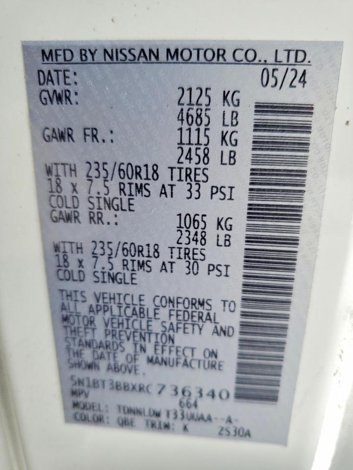 2024 Nissan Rogue Sv - zdjęcie 13