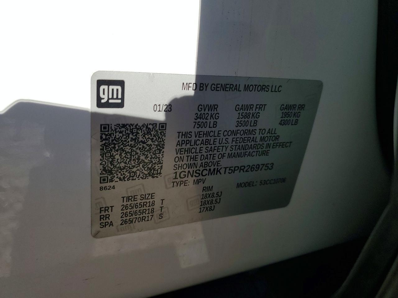 2023 Chevrolet Tahoe C1500 Ls - zdjęcie 13