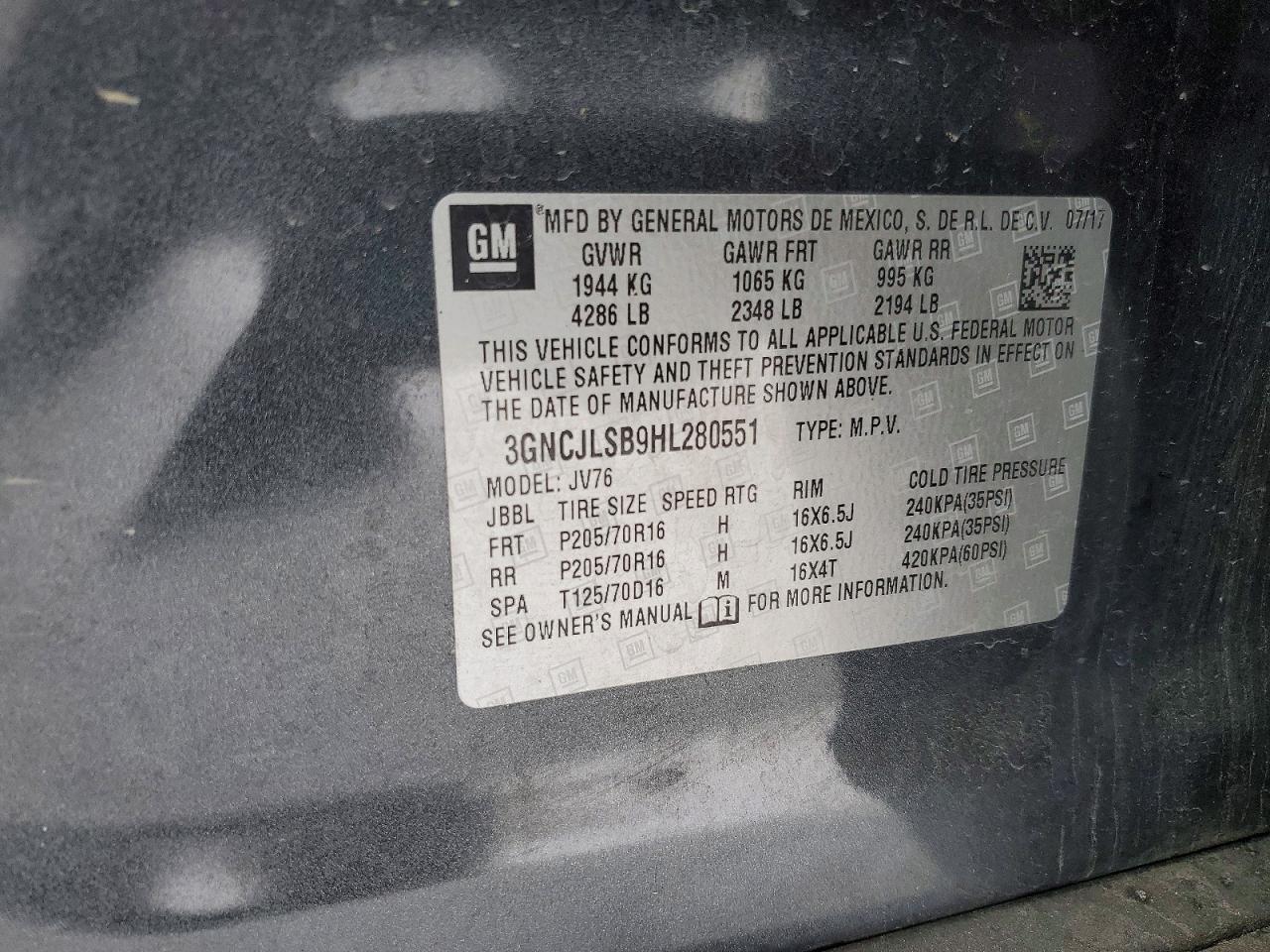 2017 Chevrolet Trax 1Lt - zdjęcie 13