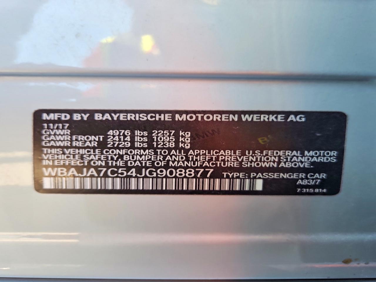 2018 BMW 530 Xi - zdjęcie 13