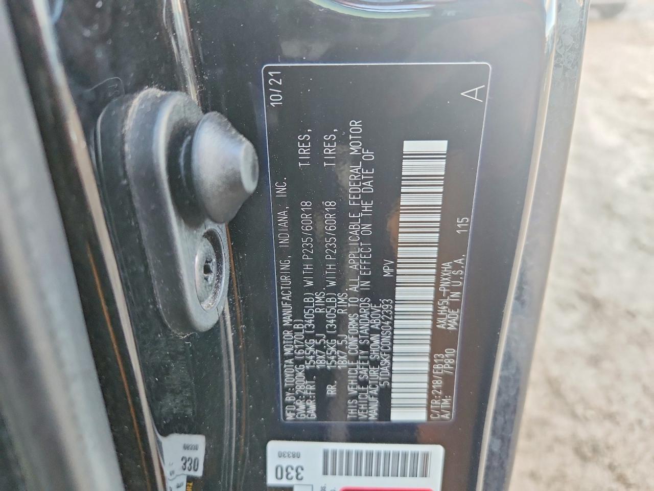 2022 Toyota Sienna Xle - zdjęcie 13