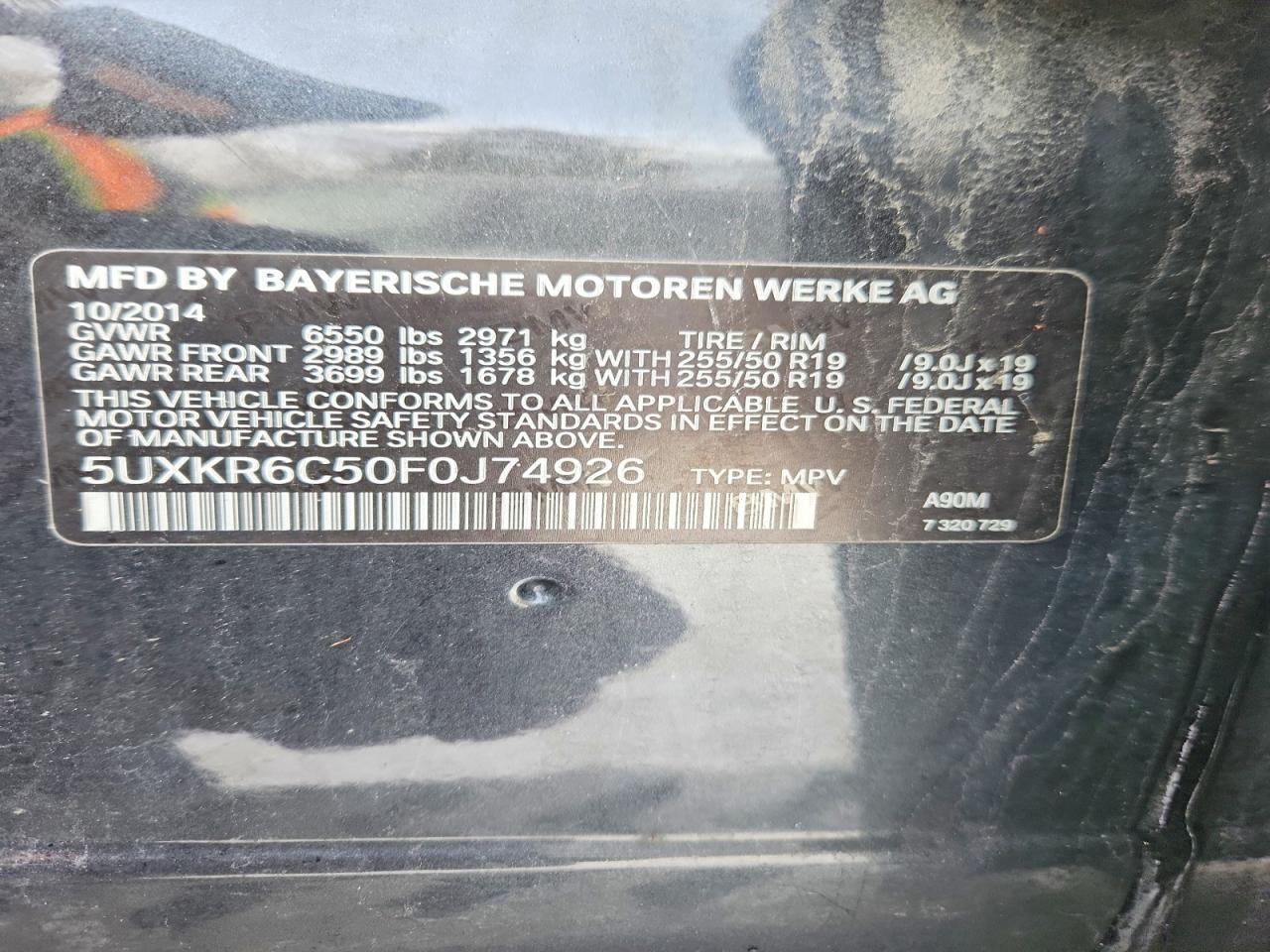 2015 BMW X5 xDrive50I - zdjęcie 13