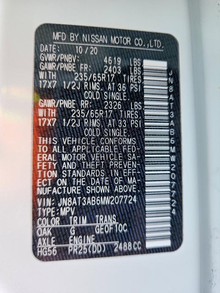 2021 Nissan Rogue S - zdjęcie 13