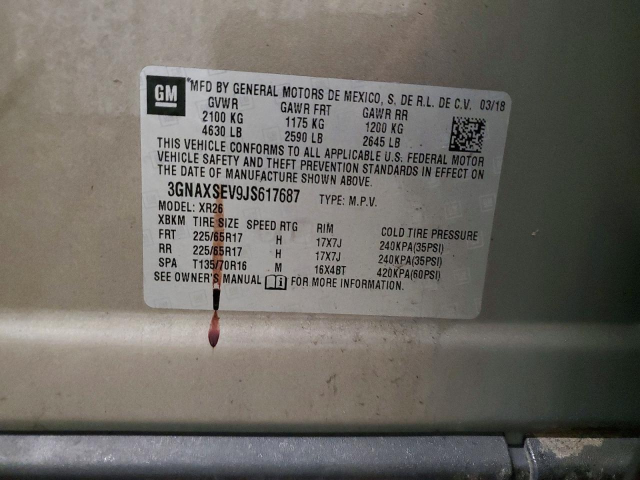 2018 Chevrolet Equinox Lt - zdjęcie 13