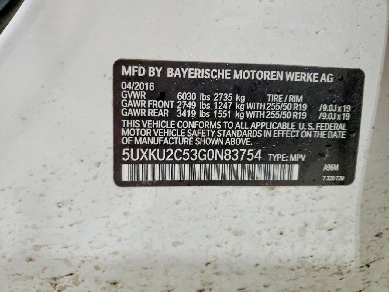 2016 BMW X6 xDrive35I - zdjęcie 13