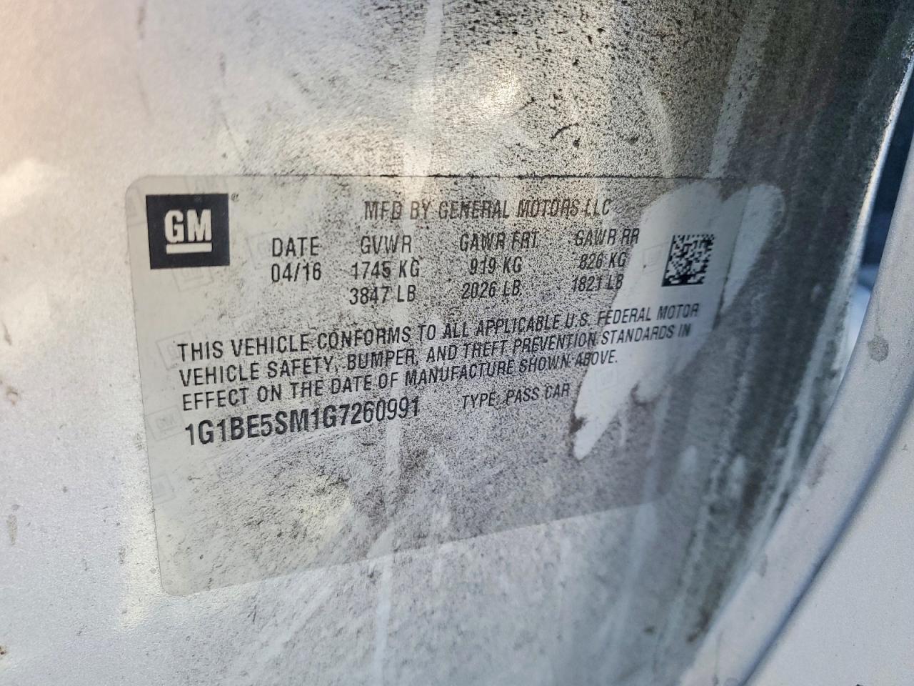 2016 Chevrolet Cruze Lt - zdjęcie 12