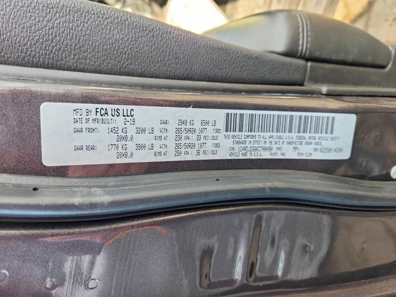 2019 Dodge Durango Gt - zdjęcie 13