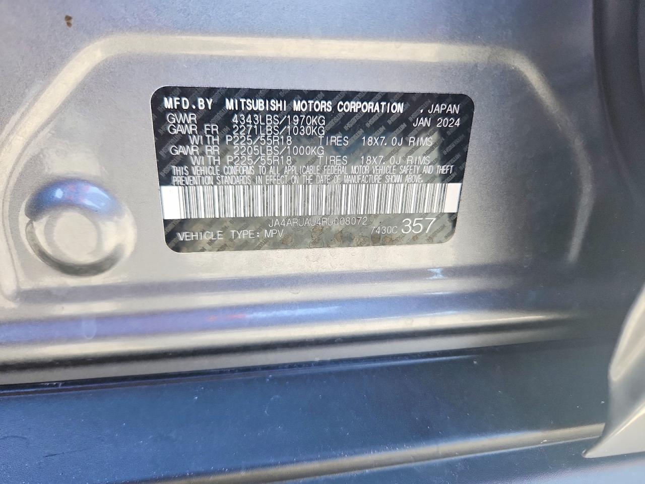 2024 Mitsubishi Outlander Sport S/Se - zdjęcie 14