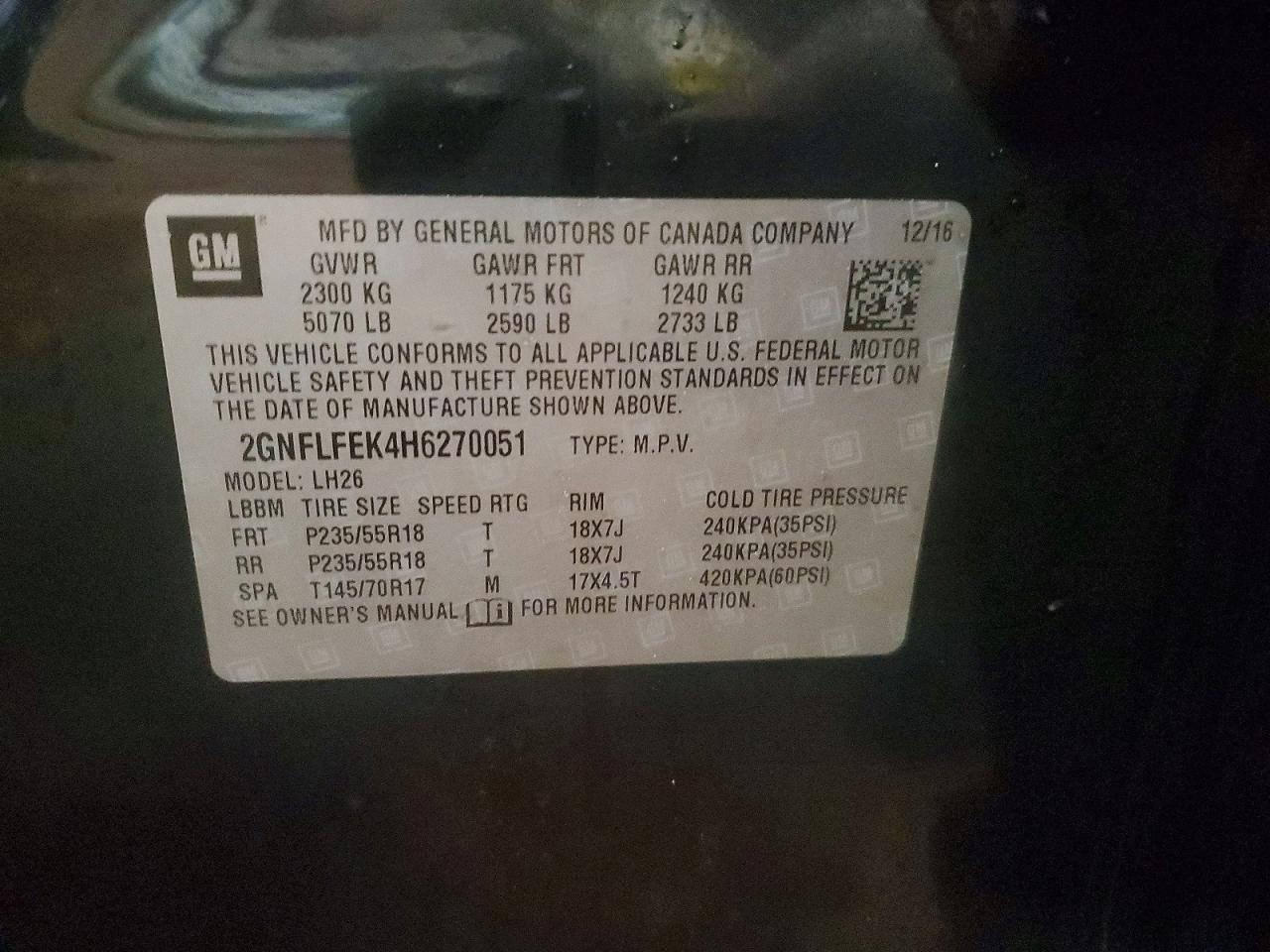 2017 Chevrolet Equinox Lt - zdjęcie 13