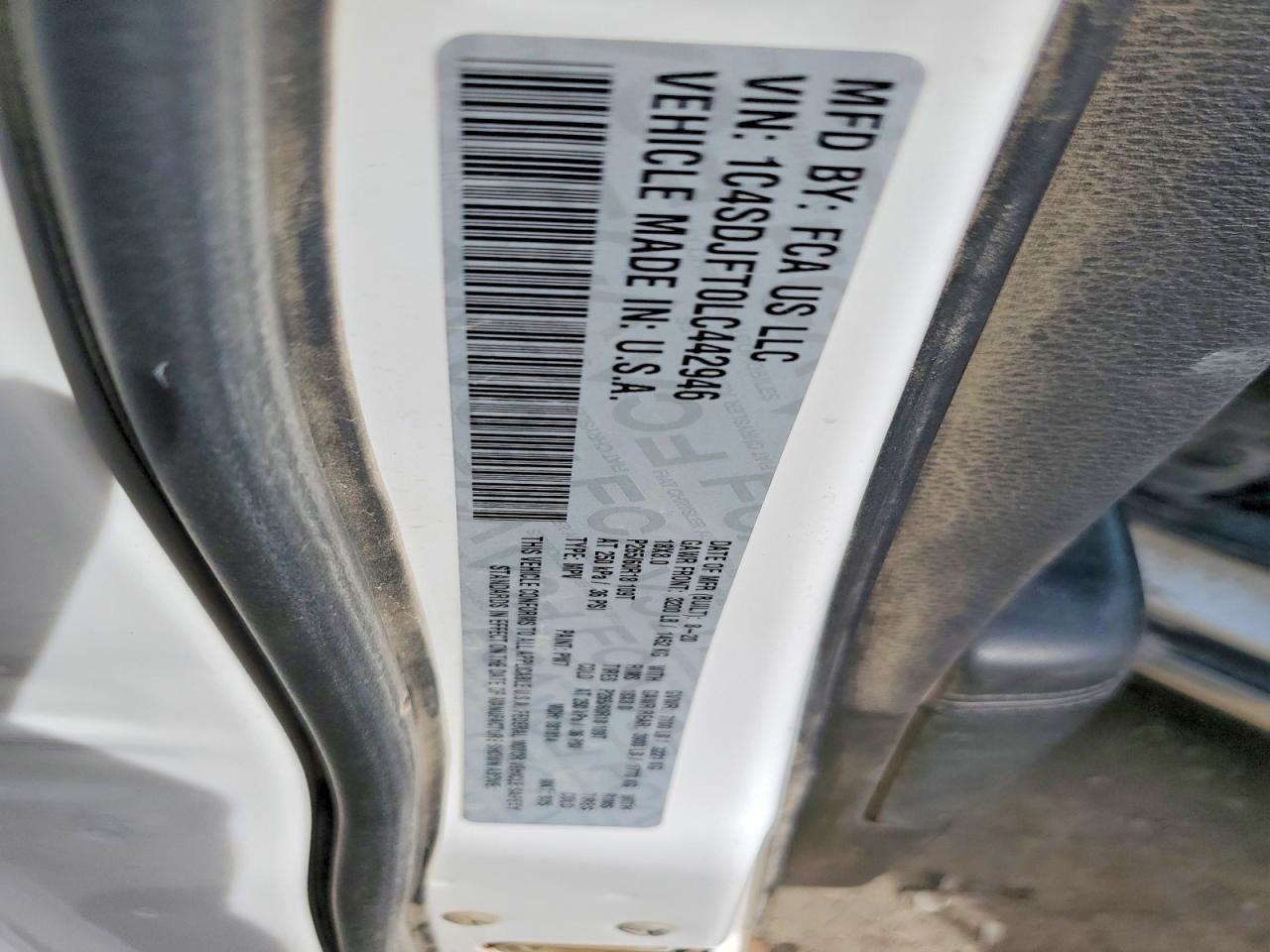 2020 Dodge Durango Ssv - zdjęcie 12