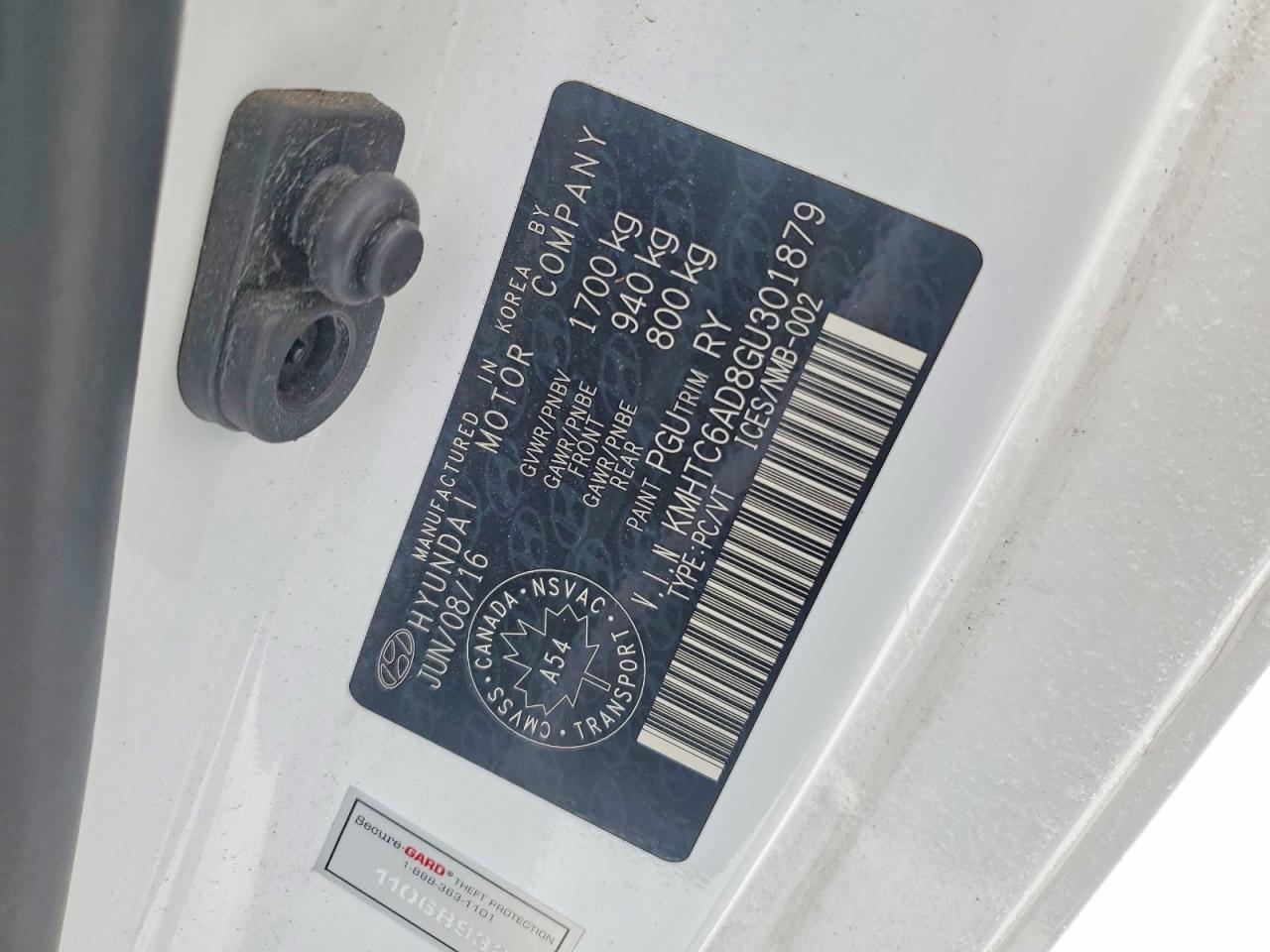 2016 Hyundai Veloster - zdjęcie 12