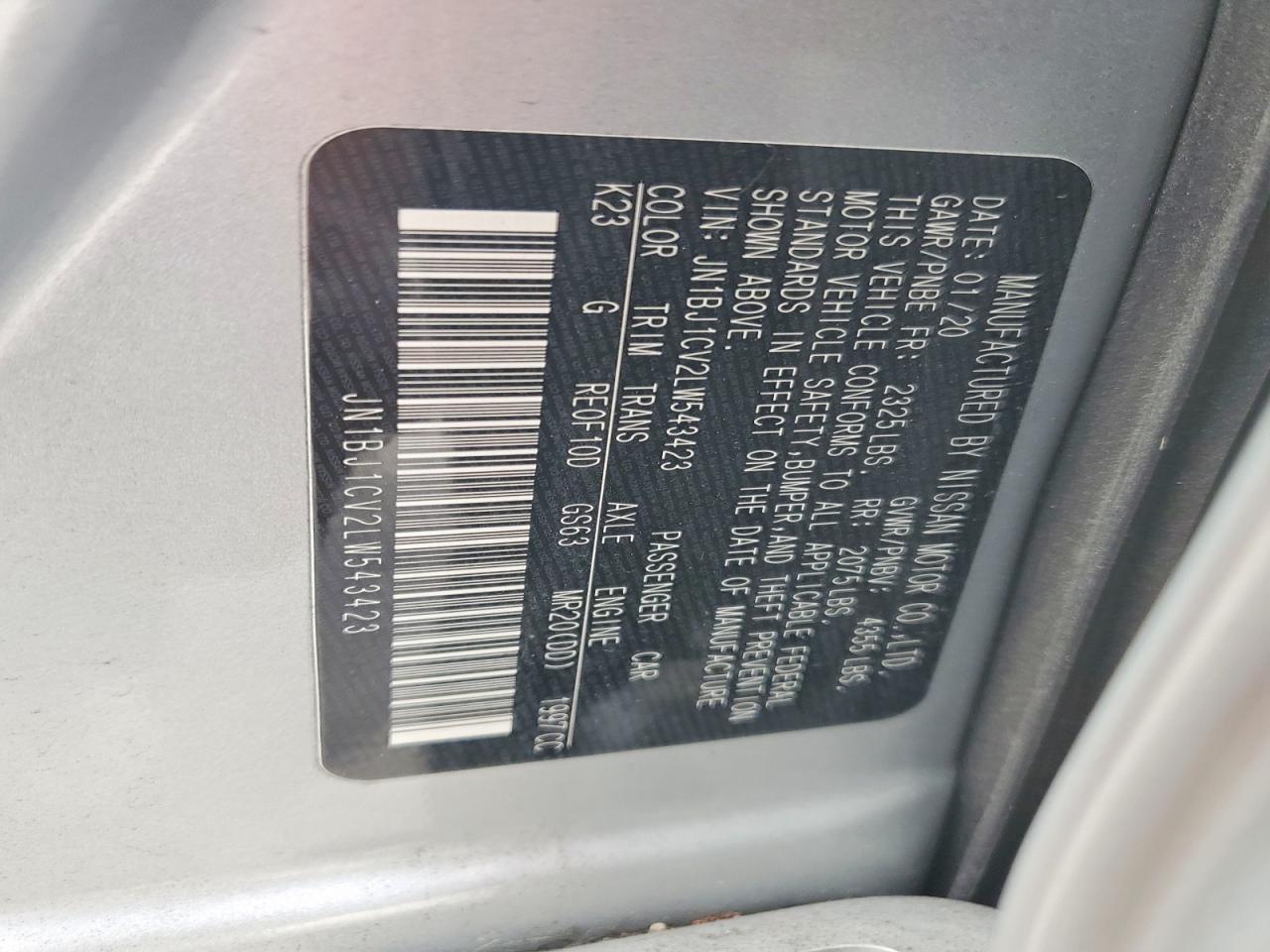 2020 Nissan Rogue Sport S - zdjęcie 14