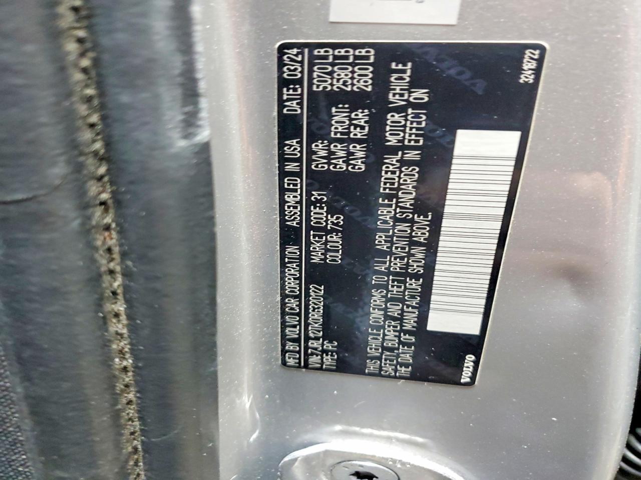 2024 Volvo S60 Core - zdjęcie 12