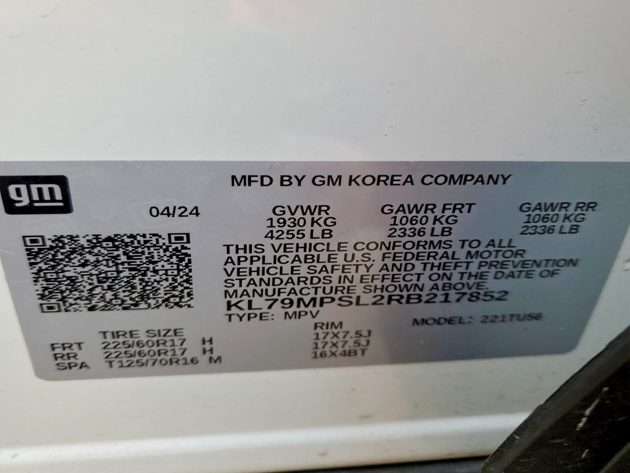 2024 Chevrolet Trailblazer Lt - zdjęcie 12