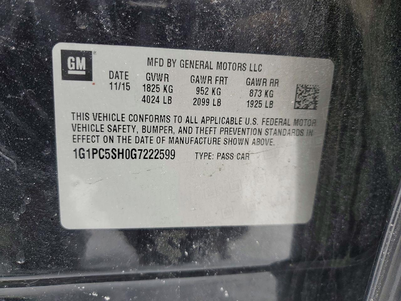 2016 Chevrolet Cruze Limited Ls - zdjęcie 13