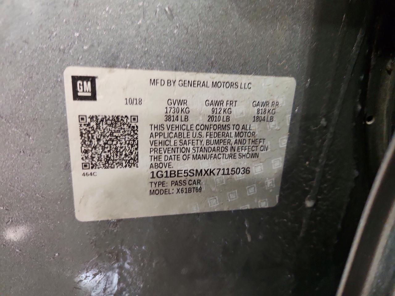 2019 Chevrolet Cruze Lt - zdjęcie 12