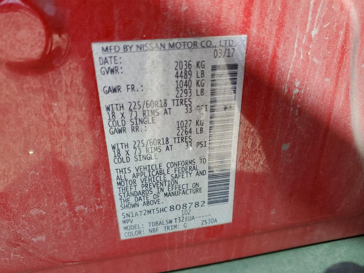 2017 Nissan Rogue Sl - zdjęcie 14