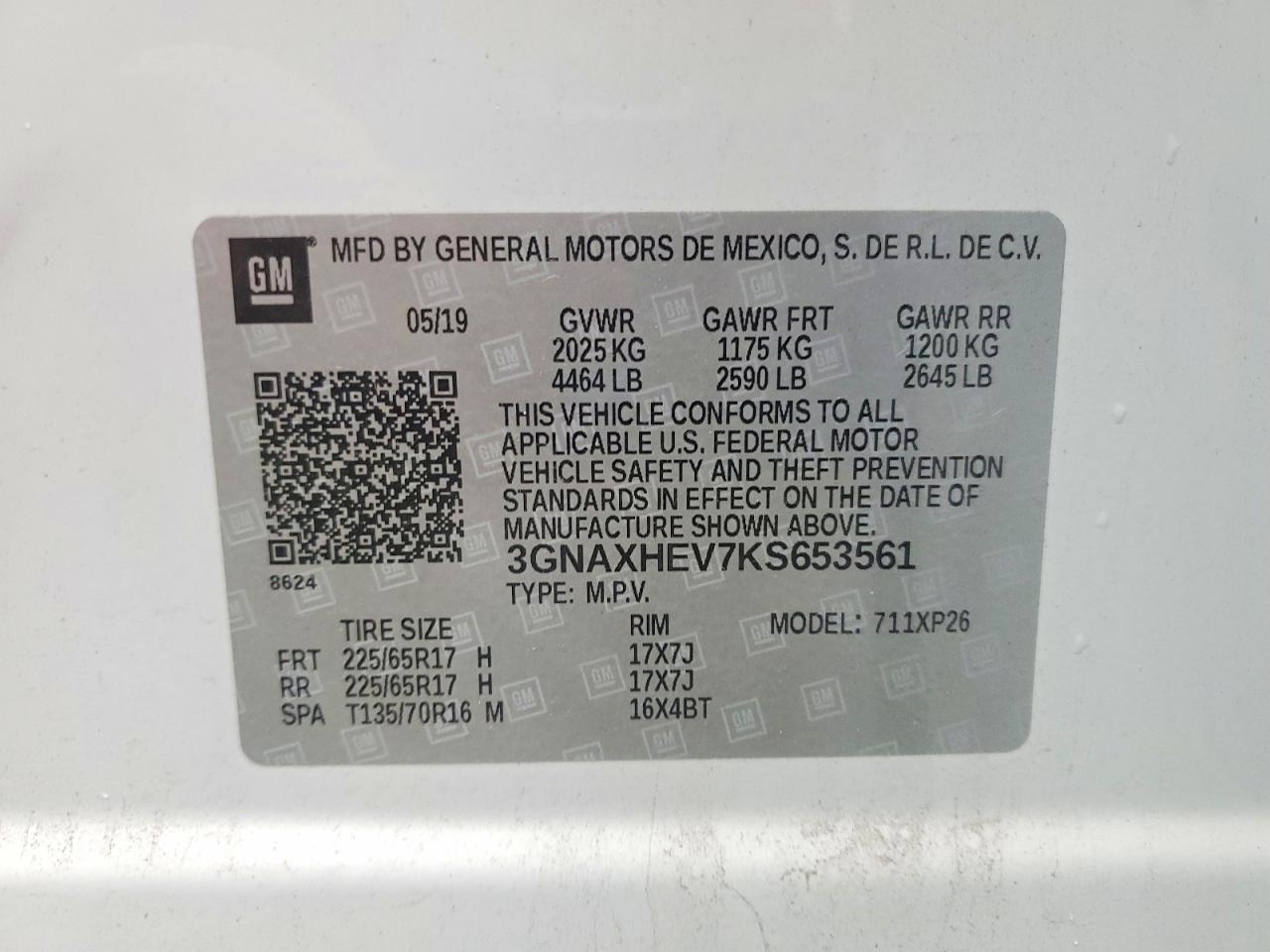 2019 Chevrolet Equinox Ls - zdjęcie 13