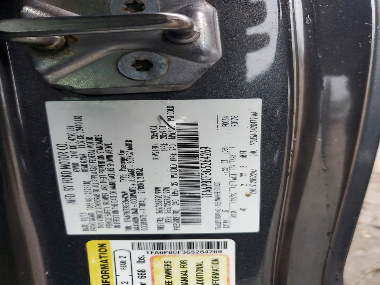 2016 Ford Mustang Gt - zdjęcie 12