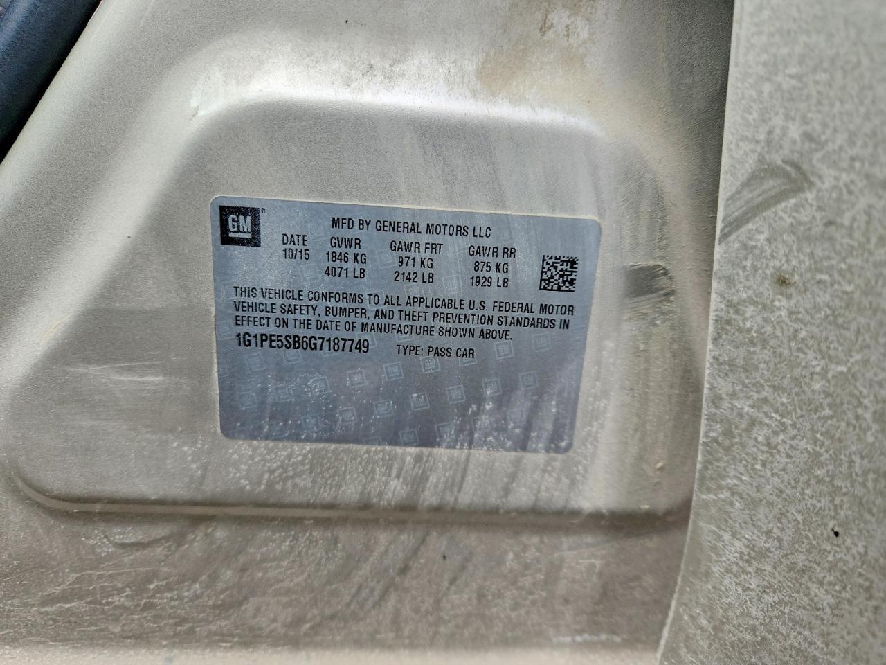 2016 Chevrolet Cruze Limited Lt - zdjęcie 12