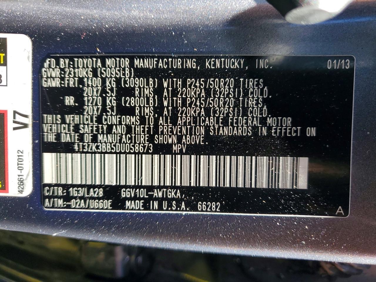 2013 Toyota Venza Xle - zdjęcie 13