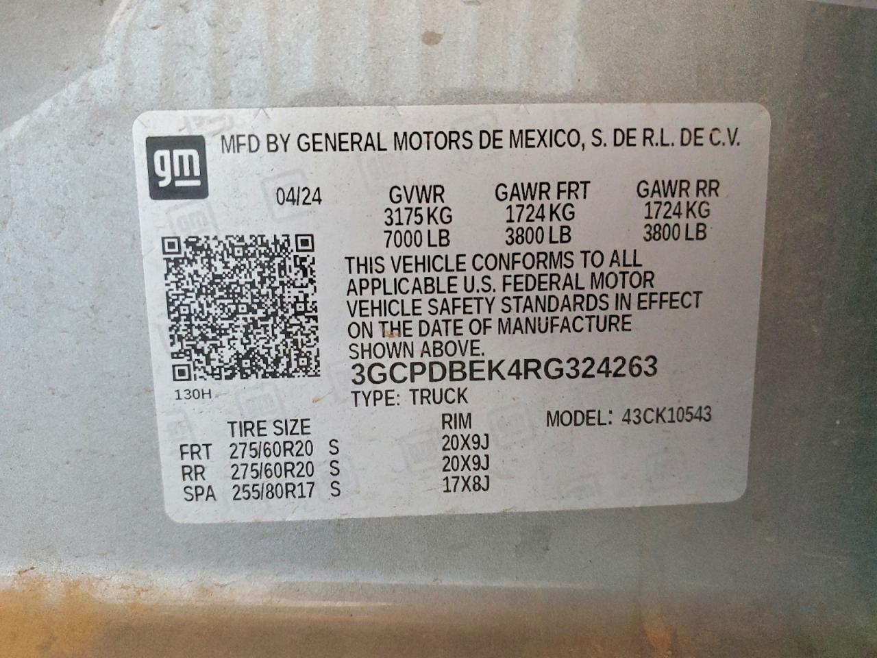 2024 Chevrolet Silverado K1500 Custom - zdjęcie 12