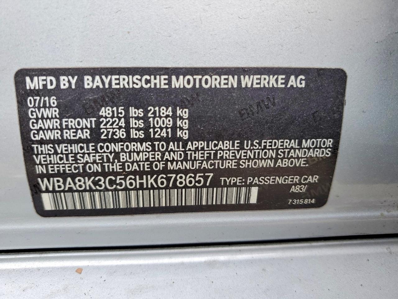 2017 BMW 330 Xi - zdjęcie 12