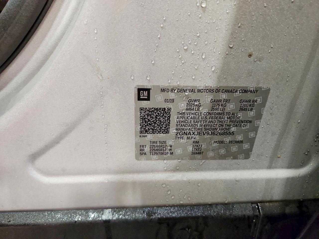 2018 Chevrolet Equinox Lt - zdjęcie 13