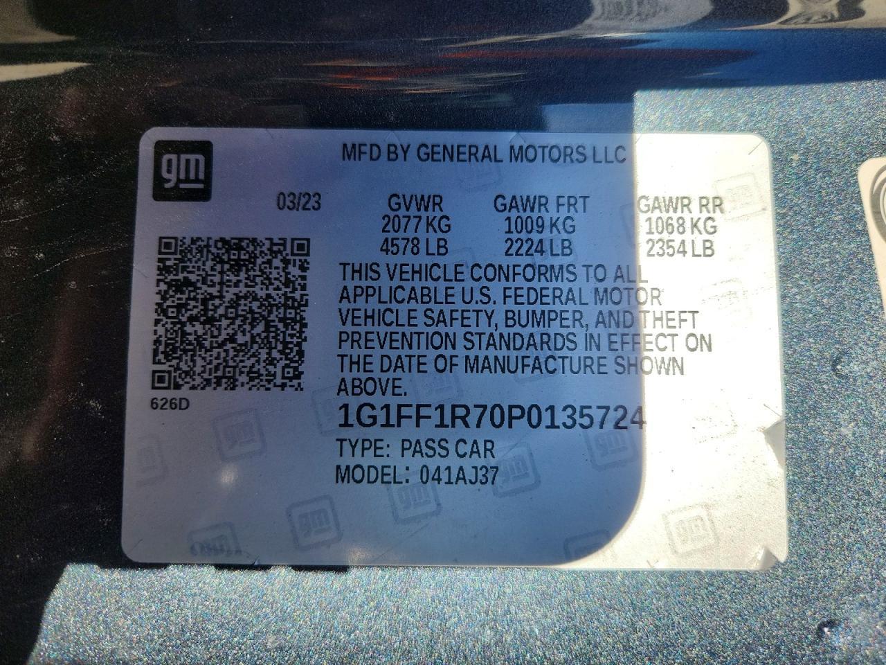 2023 Chevrolet Camaro Lt1 - zdjęcie 12