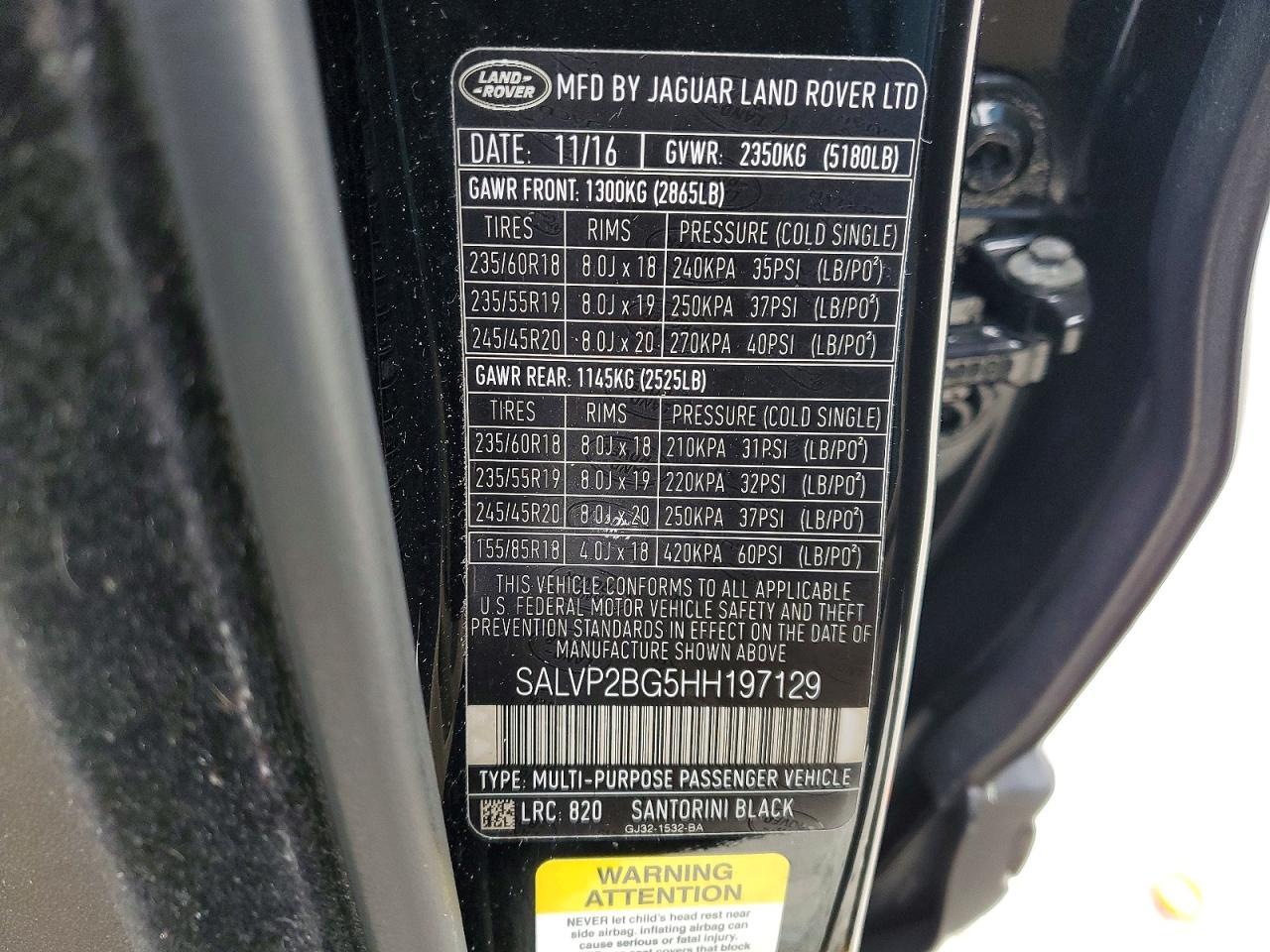 2017 Land Rover Range Rover Evoque Se - zdjęcie 13