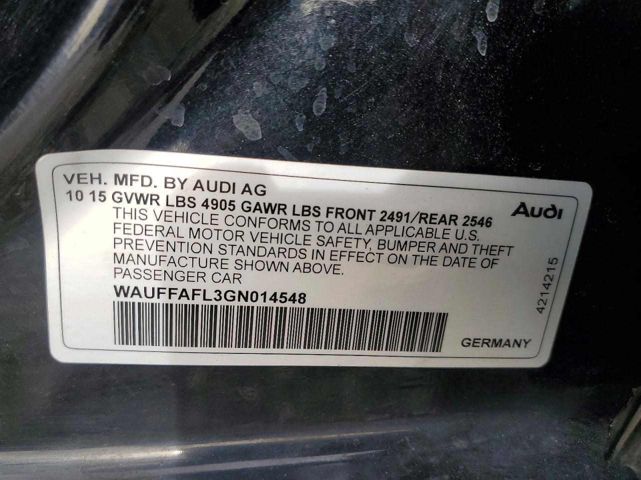 2016 Audi A4 Premium Plus S-Line - zdjęcie 12
