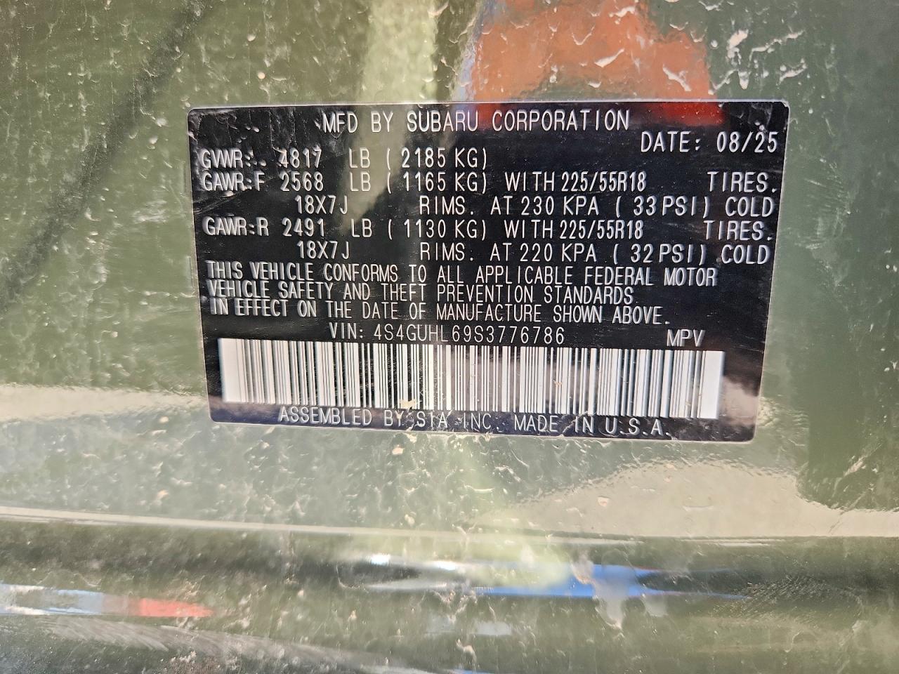 2025 Subaru Crosstrek Limited - zdjęcie 12